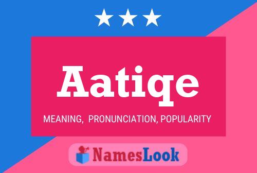 Aatiqe Name Poster