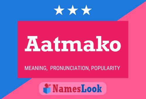 Aatmako Name Poster