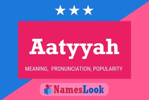 Aatyyah Name Poster