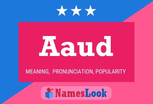 Aaud Name Poster