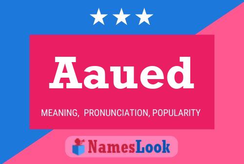 Aaued Name Poster