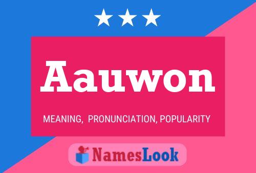 Aauwon Name Poster