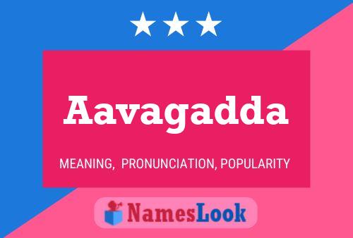 Aavagadda Name Poster