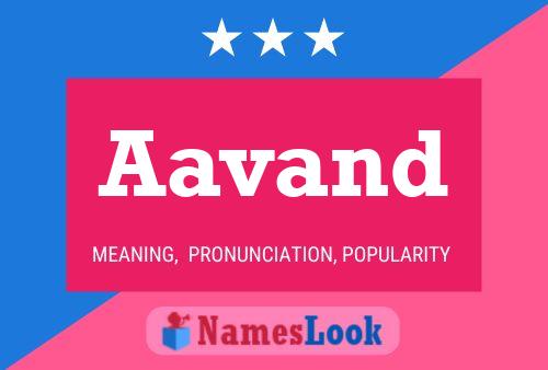 Aavand Name Poster