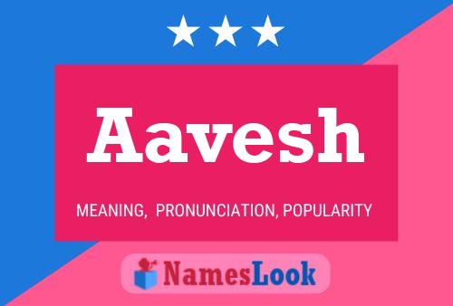 Aavesh Name Poster