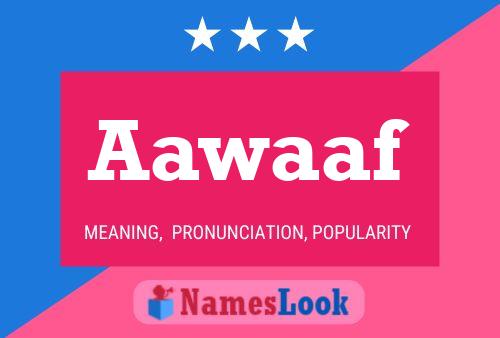 Aawaaf Name Poster