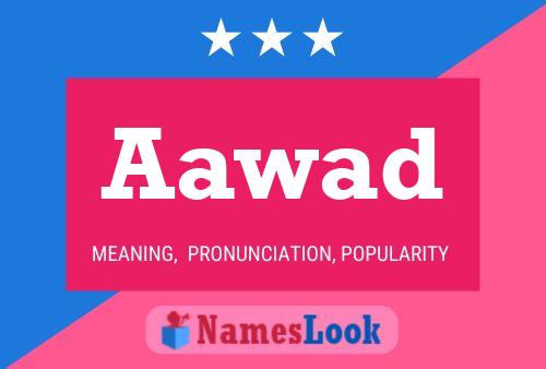 Aawad Name Poster