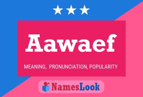 Aawaef Name Poster