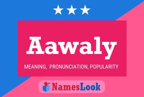 Aawaly Name Poster