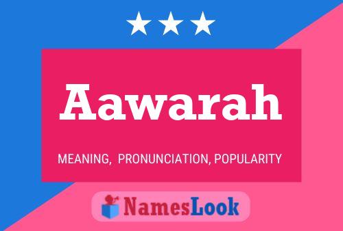 Aawarah Name Poster