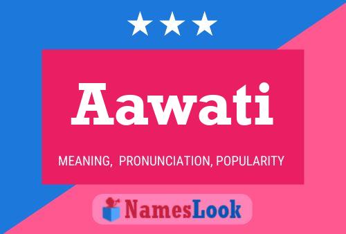 Aawati Name Poster