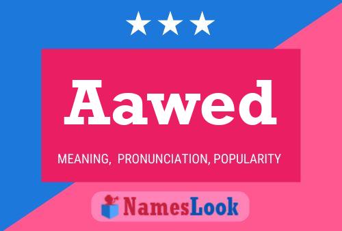 Aawed Name Poster