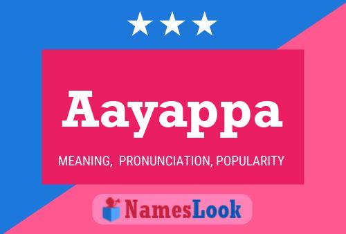 Aayappa Name Poster