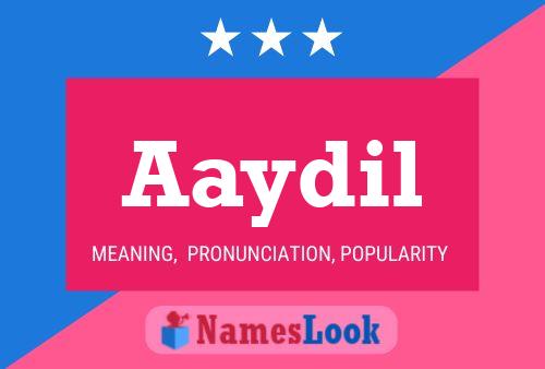 Aaydil Name Poster