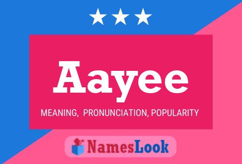 Aayee Name Poster