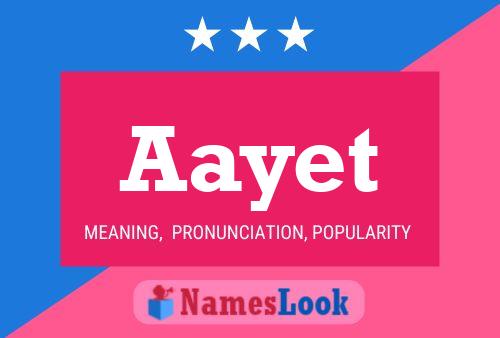 Aayet Name Poster