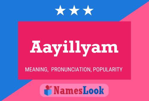 Aayillyam Name Poster