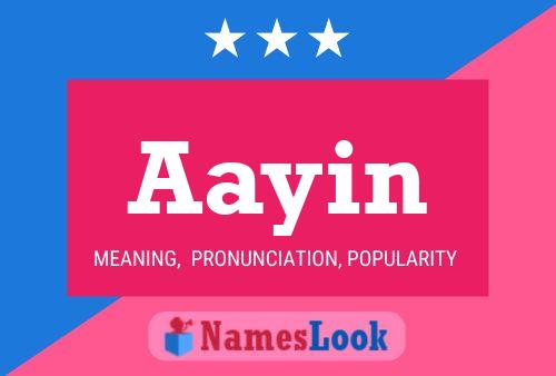 Aayin Name Poster