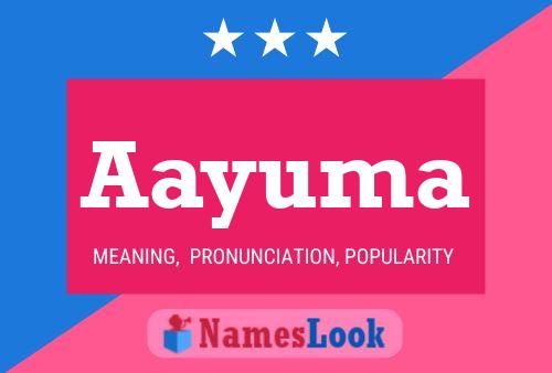 Aayuma Name Poster