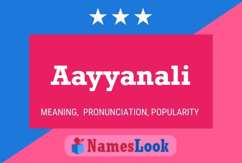 Aayyanali Name Poster