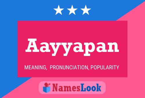 Aayyapan Name Poster