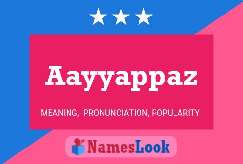 Aayyappaz Name Poster