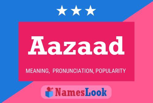 Aazaad Name Poster