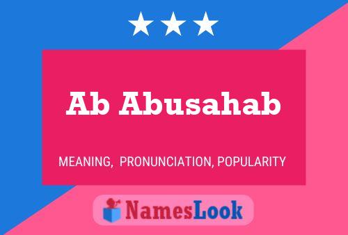 Ab Abusahab Name Poster