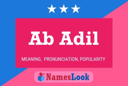 Ab Adil Name Poster