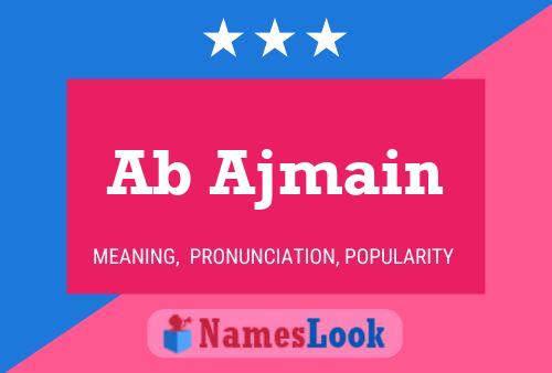 Ab Ajmain Name Poster