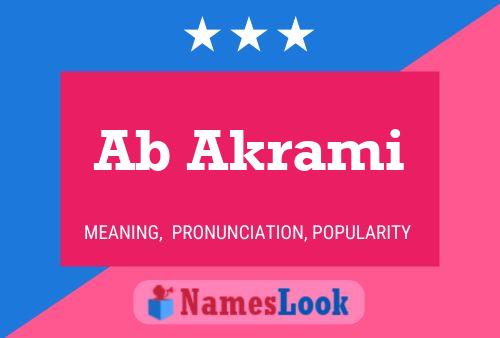 Ab Akrami Name Poster