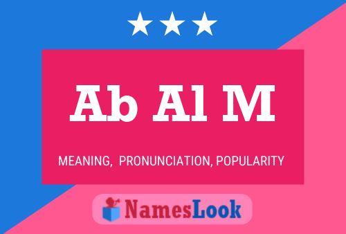 Ab Al M Name Poster