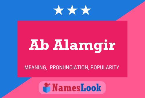 Ab Alamgir Name Poster