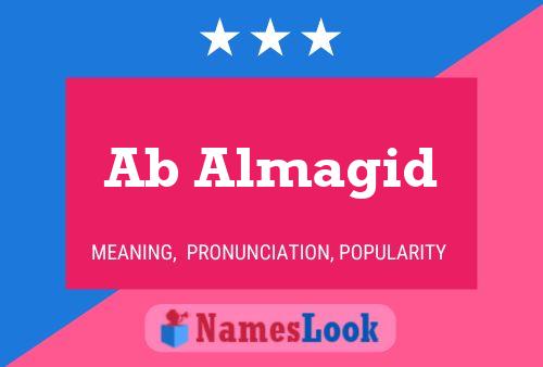 Ab Almagid Name Poster