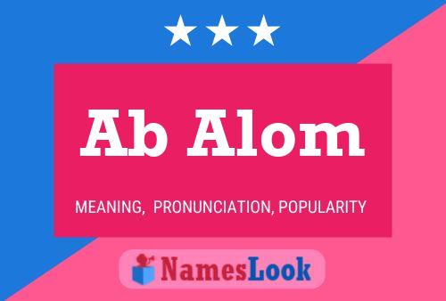 Ab Alom Name Poster