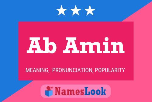 Ab Amin Name Poster