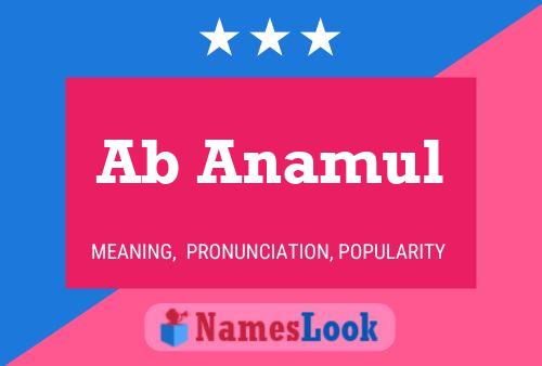 Ab Anamul Name Poster