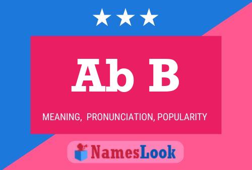 Ab B Name Poster