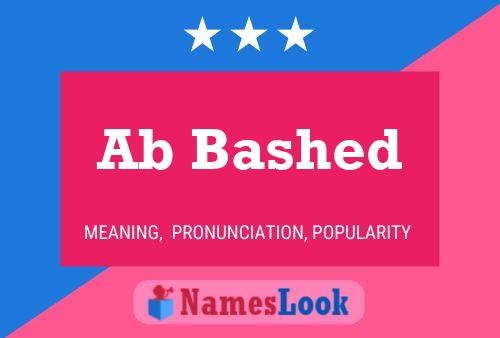 Ab Bashed Name Poster