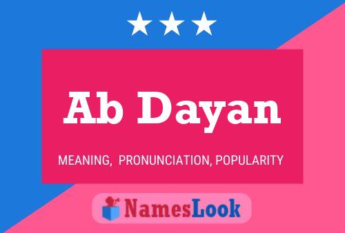 Ab Dayan Name Poster