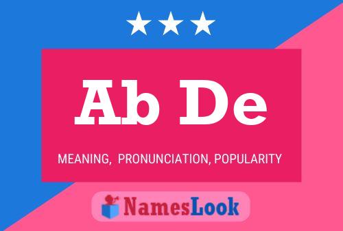 Ab De Name Poster