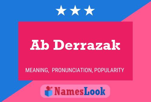 Ab Derrazak Name Poster