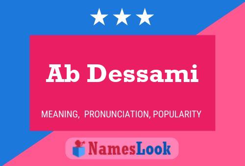 Ab Dessami Name Poster