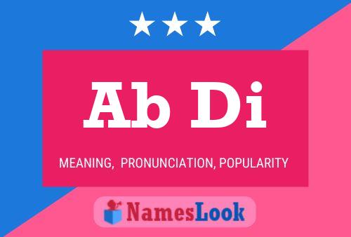 Ab Di Name Poster