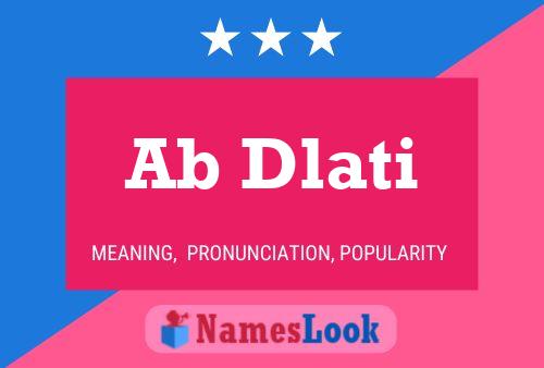 Ab Dlati Name Poster