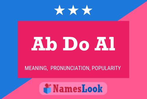 Ab Do Al Name Poster