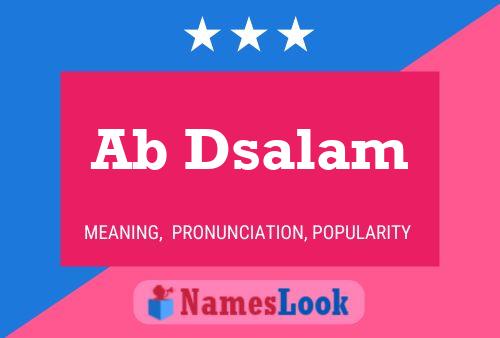 Ab Dsalam Name Poster