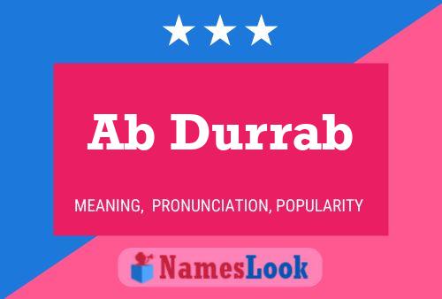 Ab Durrab Name Poster