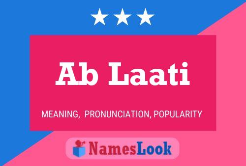 Ab Laati Name Poster