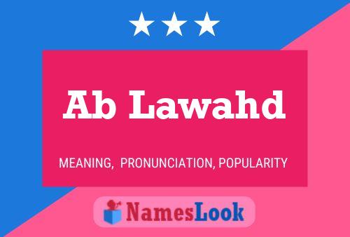 Ab Lawahd Name Poster